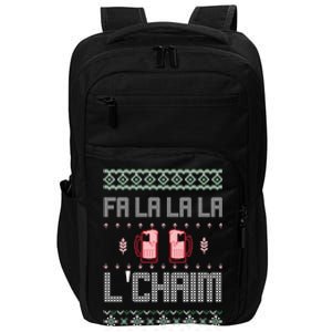 Ugly Hanukkah Party Funny Xmas Chrismukkah LChaim Funny Gift Impact Tech Backpack