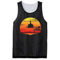 Uh1 Huey Retro Helicopter Vintage Style Vietnam Chopper Mesh Reversible Basketball Jersey Tank