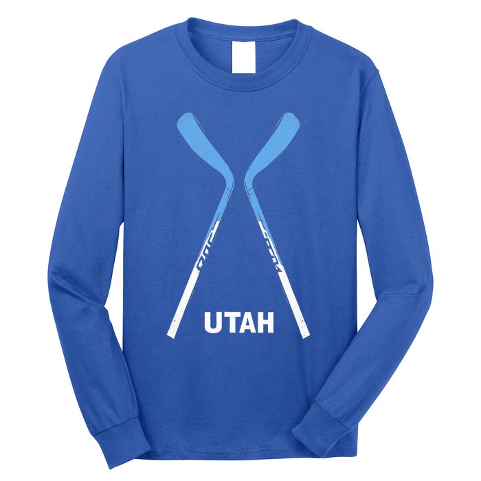 Utah Hockey Sticks Long Sleeve Shirt