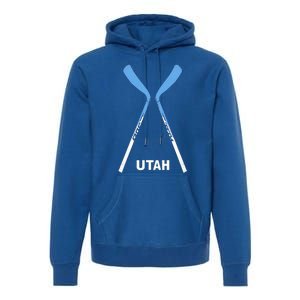 Utah Hockey Sticks Premium Hoodie