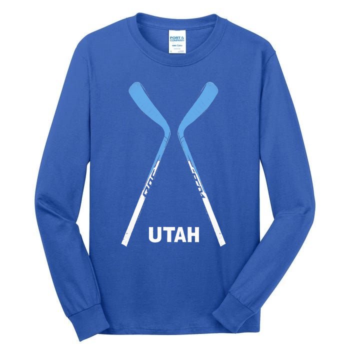 Utah Hockey Sticks Tall Long Sleeve T-Shirt