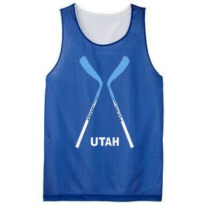 Utah Hockey Sticks Mesh Reversible Basketball Jersey Tank