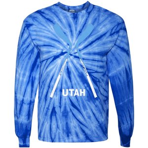 Utah Hockey Sticks Tie-Dye Long Sleeve Shirt