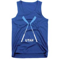 Utah Hockey Sticks Tank Top