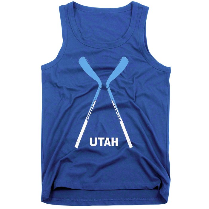 Utah Hockey Sticks Tank Top