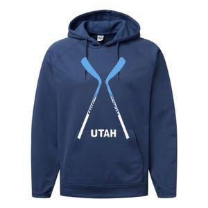 Utah Hockey Sticks Performance Fleece Hoodie