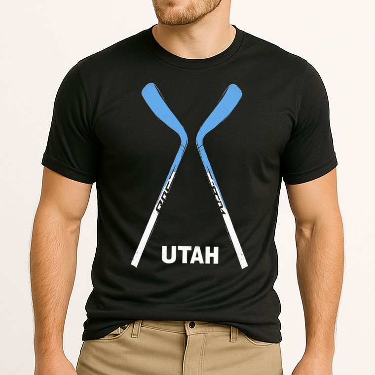 Utah Hockey Sticks Cooling Performance Crew T-Shirt
