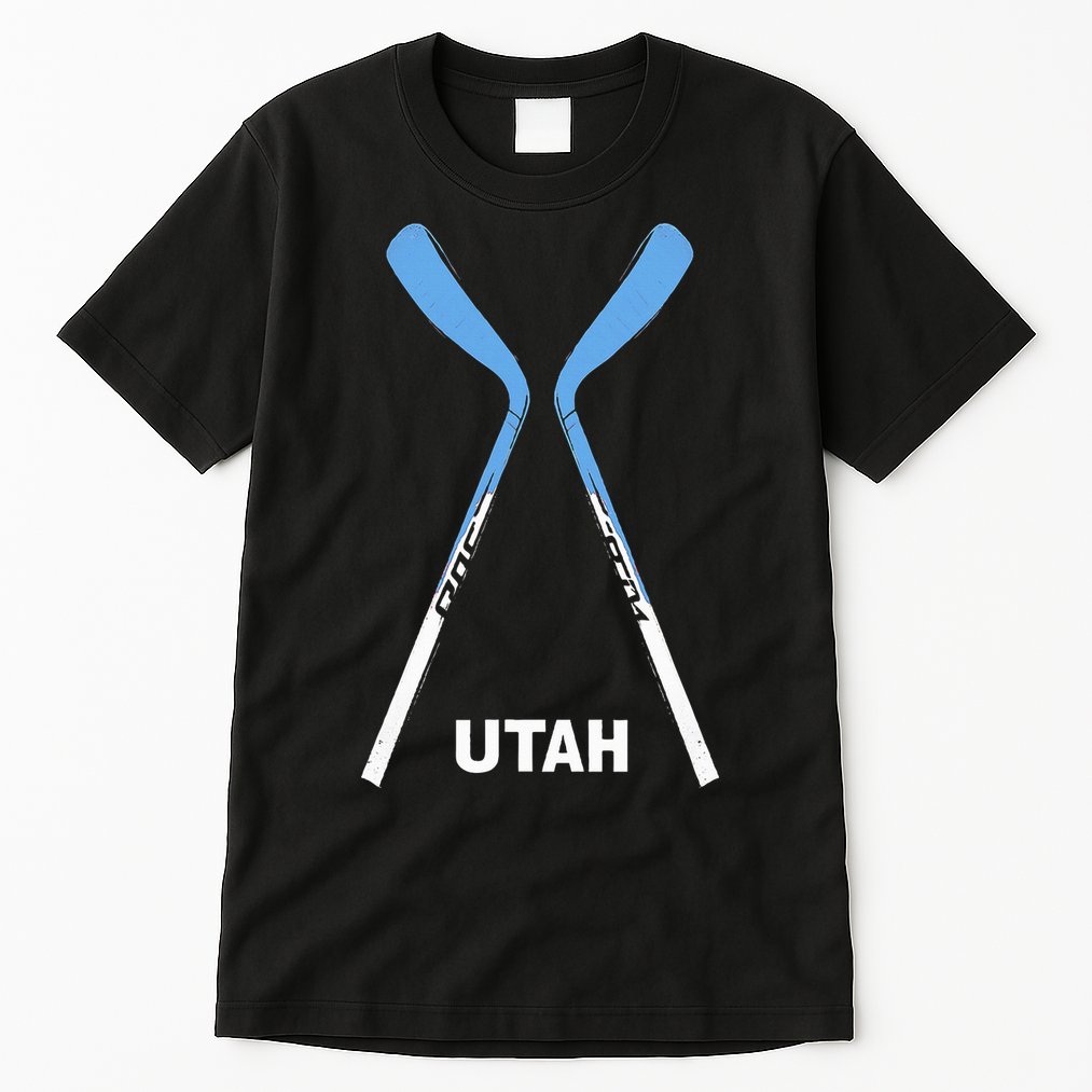 Utah Hockey Sticks Tall T-Shirt