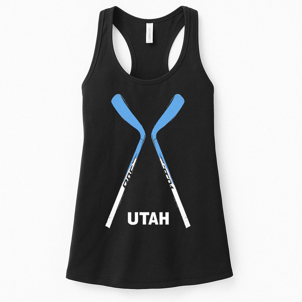Utah Hockey Sticks Womens Tank Top