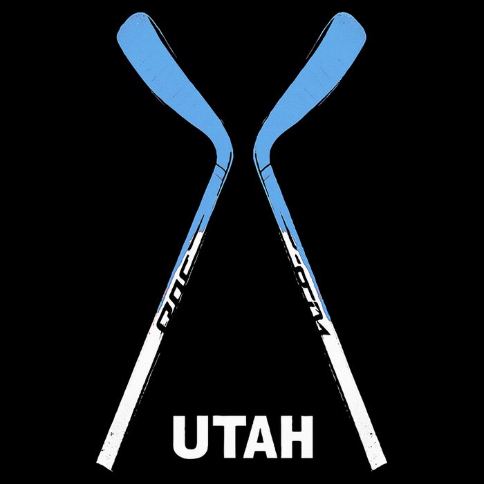 Utah Hockey Sticks Baby Bodysuit
