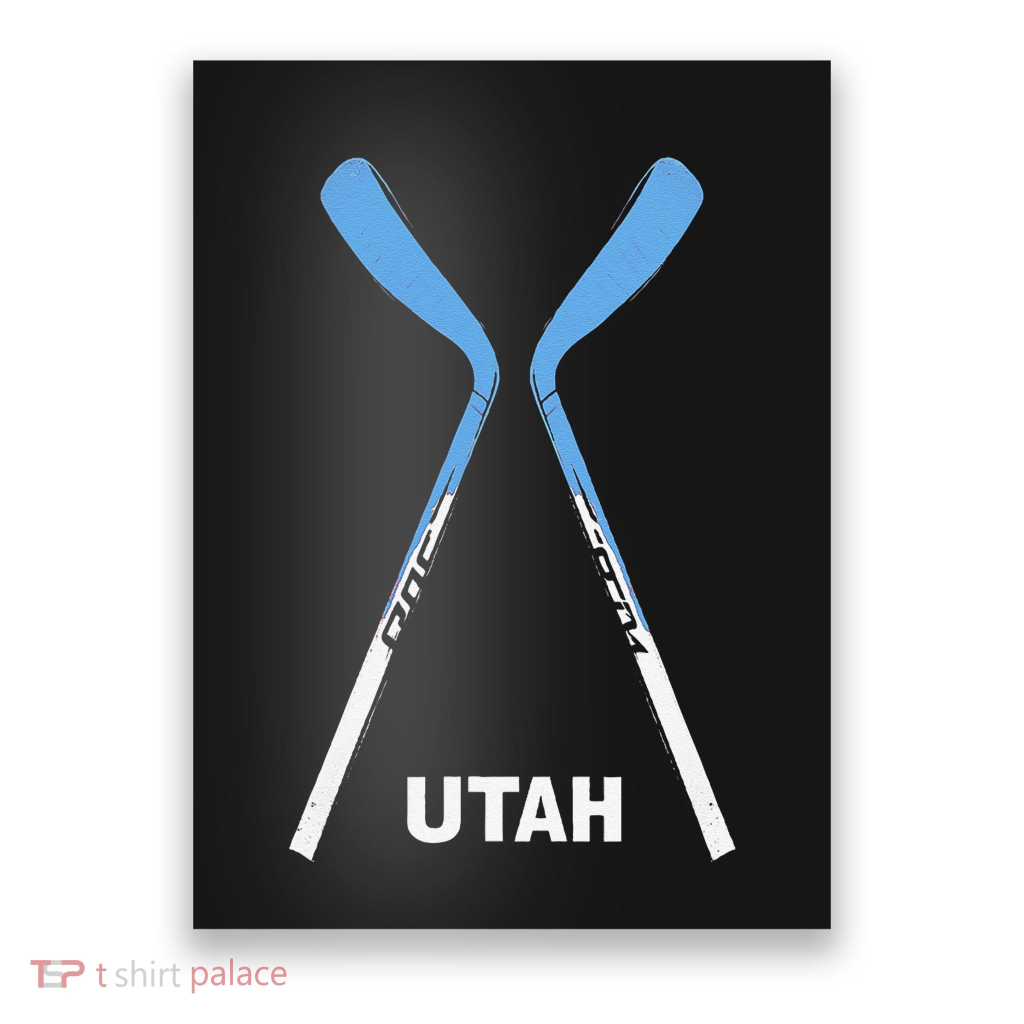 Utah Hockey Sticks Poster