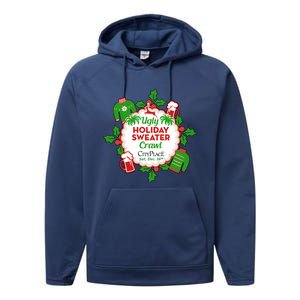 Ugly Holiday Sweater Crawl Cityplace Ugly Christmas Performance Fleece Hoodie