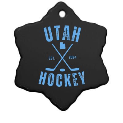 Utah Hockey Salt Lake Utah Hockey Ceramic Star Ornament