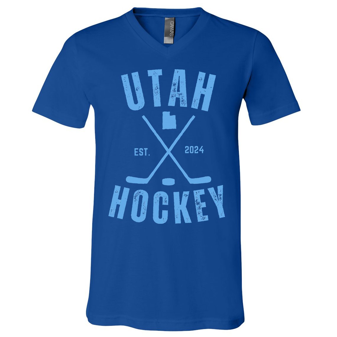 Utah Hockey Salt Lake Utah Hockey V-Neck T-Shirt