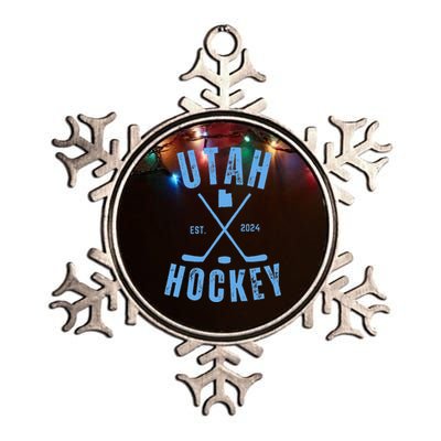 Utah Hockey Salt Lake Utah Hockey Metallic Star Ornament