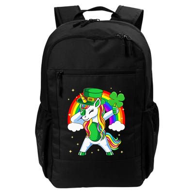 Unicorn Happy St Patricks Day Irish Rainbow Shamrock Backpack