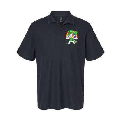 Unicorn Happy St Patricks Day Irish Rainbow Shamrock Polo