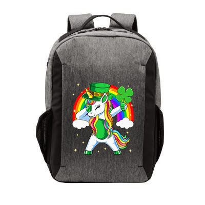 Unicorn Happy St Patricks Day Irish Rainbow Shamrock Vector Backpack