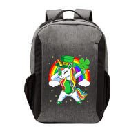Unicorn Happy St Patricks Day Irish Rainbow Shamrock Vector Backpack