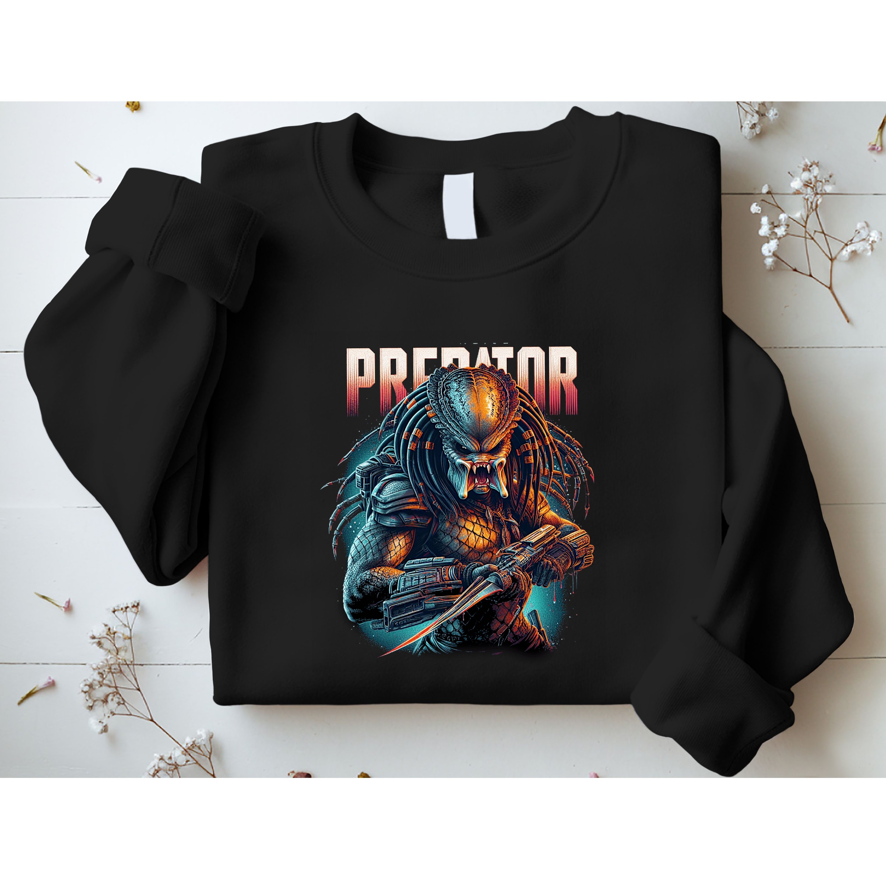 Ultimate Hunters Tribute With Classic Scifi Horror Design Sweatshirt
