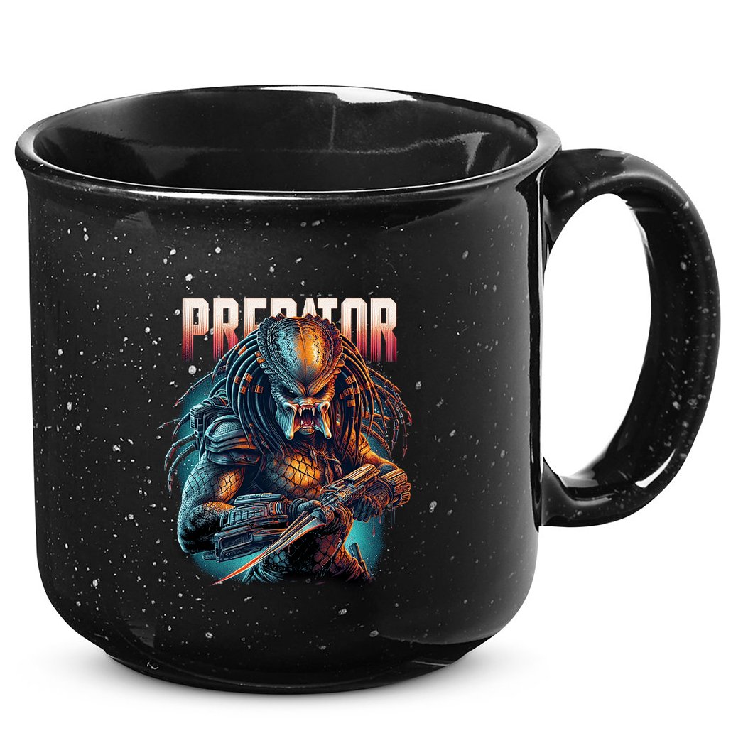 Ultimate Hunters Tribute With Classic Scifi Horror Design 15oz Campfire Ceramic Mug