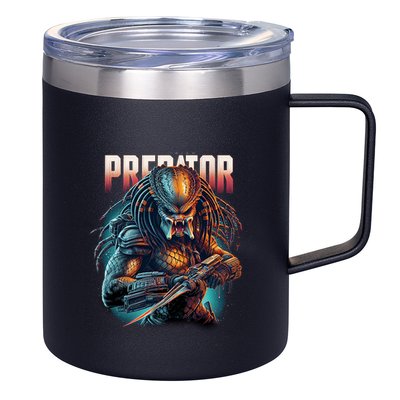 Ultimate Hunters Tribute With Classic Scifi Horror Design 12oz Stainless Steel Coffee Mug