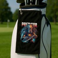 Ultimate Hunters Tribute With Classic Scifi Horror Design Golf Towel