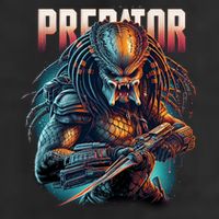 Ultimate Hunters Tribute With Classic Scifi Horror Design Golf Towel