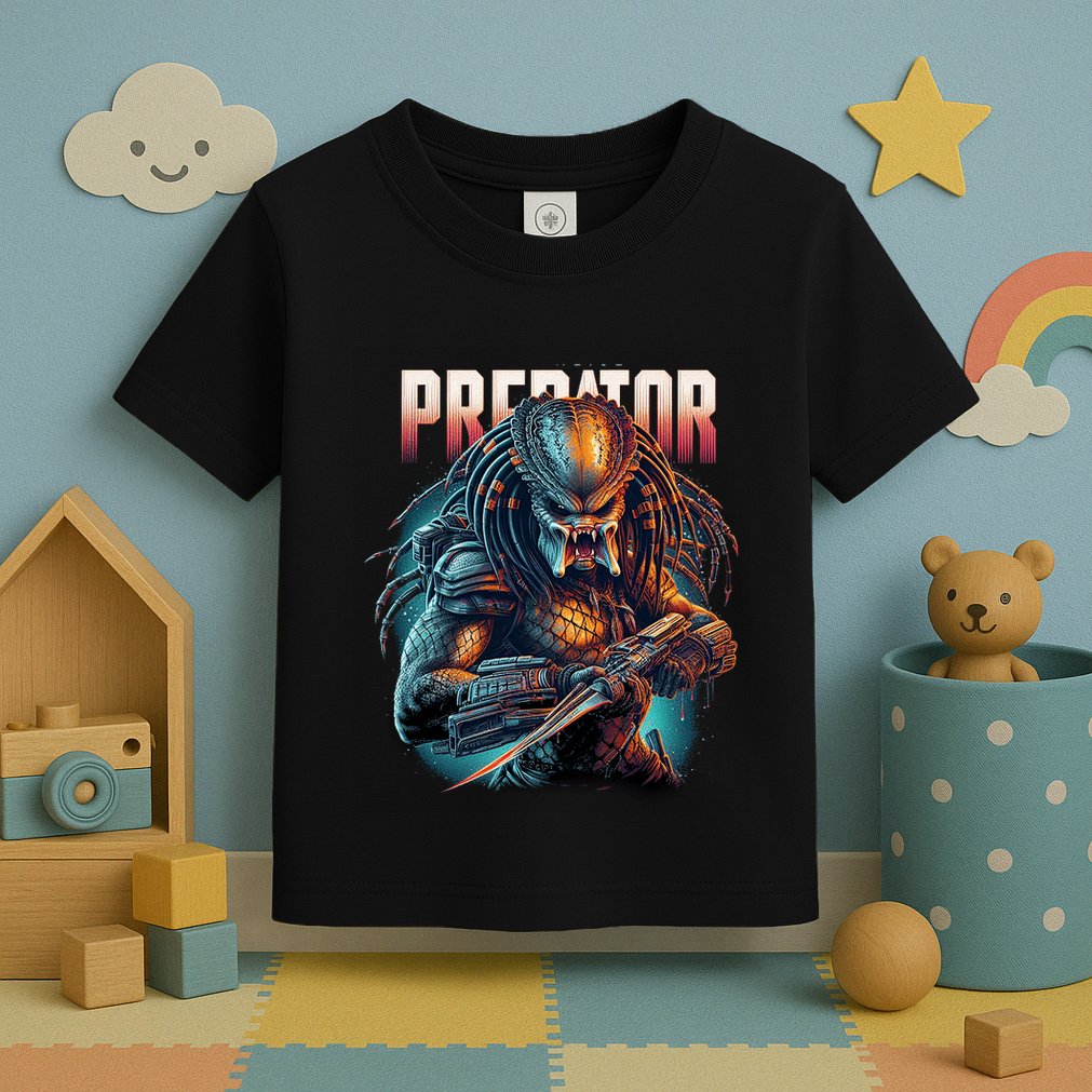 Ultimate Hunters Tribute With Classic Scifi Horror Design Toddler T-Shirt