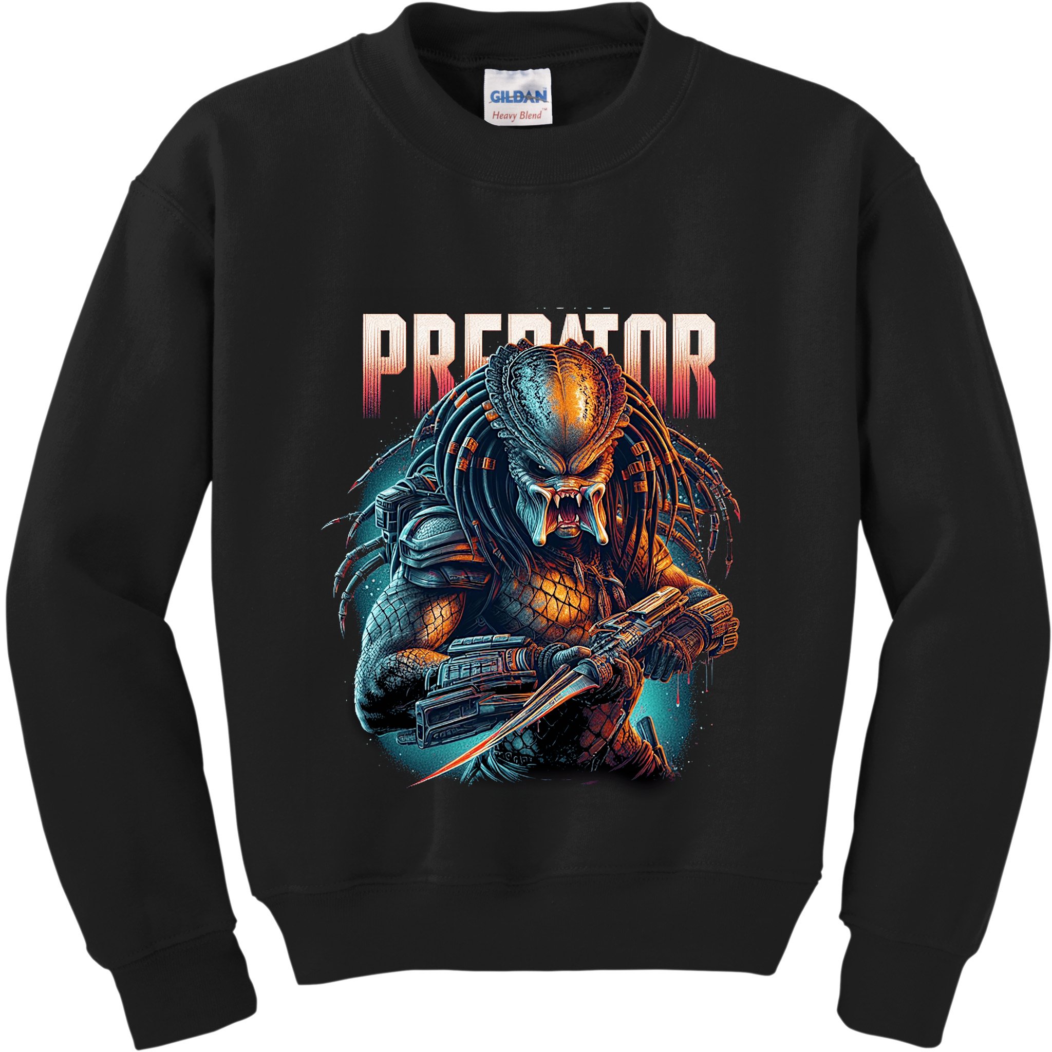 Ultimate Hunters Tribute With Classic Scifi Horror Design Kids Sweatshirt