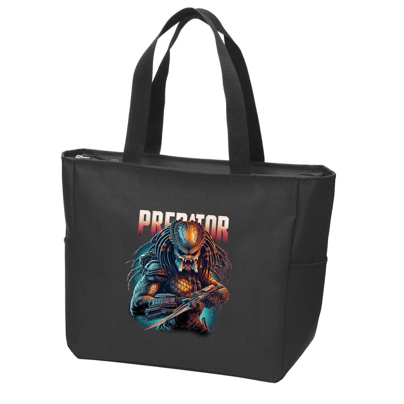 Ultimate Hunters Tribute With Classic Scifi Horror Design Zip Tote Bag