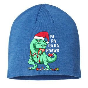 Un Holiday Tmeaningful Giftrex Dinosaur In Santa Hat Fa Ra Rawr Christmas Gift Sustainable Beanie