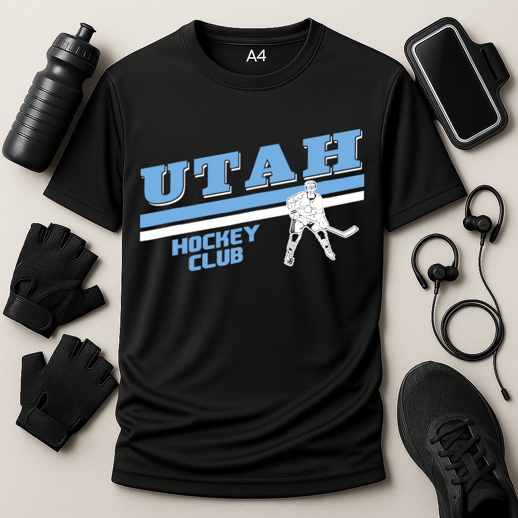 Utah Hockey Team Gift For Fan Cooling Performance Crew T-Shirt