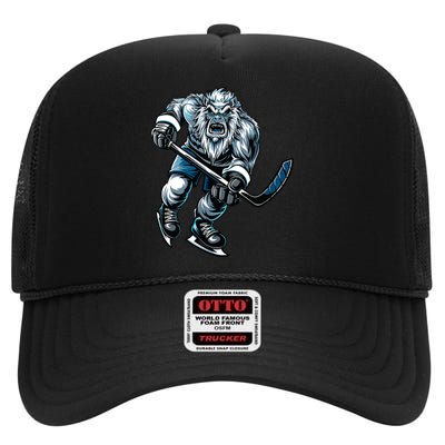 Utah Hockey High Crown Mesh Back Trucker Hat