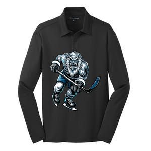 Utah Hockey Silk Touch Performance Long Sleeve Polo