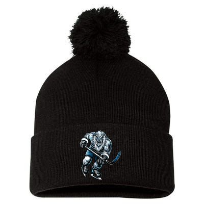 Utah Hockey Pom Pom 12in Knit Beanie