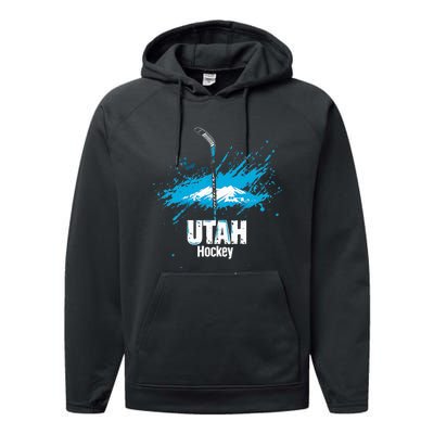 Utah Hockey Performance Fleece Hoodie