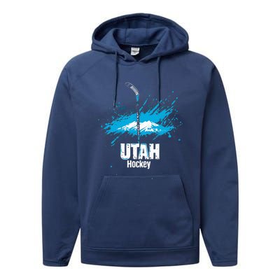 Utah Hockey Performance Fleece Hoodie