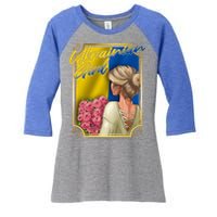 Ukrainian Homeland Ukraine Country Odessa Kiev Freedom Cool Gift Women's Tri-Blend 3/4-Sleeve Raglan Shirt