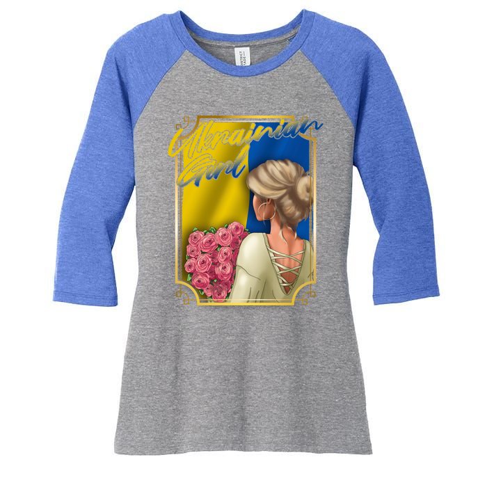 Ukrainian Homeland Ukraine Country Odessa Kiev Freedom Cool Gift Women's Tri-Blend 3/4-Sleeve Raglan Shirt