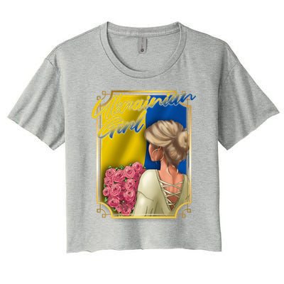 Ukrainian Homeland Ukraine Country Odessa Kiev Freedom Cool Gift Women's Crop Top Tee