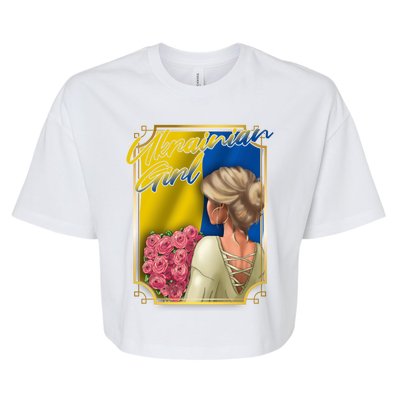 Ukrainian Homeland Ukraine Country Odessa Kiev Freedom Cool Gift Bella+Canvas Jersey Crop Tee