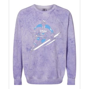 Utah Hockey Colorblast Crewneck Sweatshirt