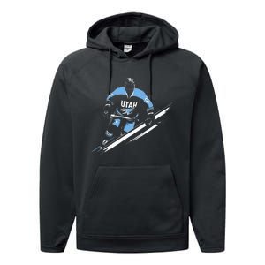 Utah Hockey Performance Fleece Hoodie