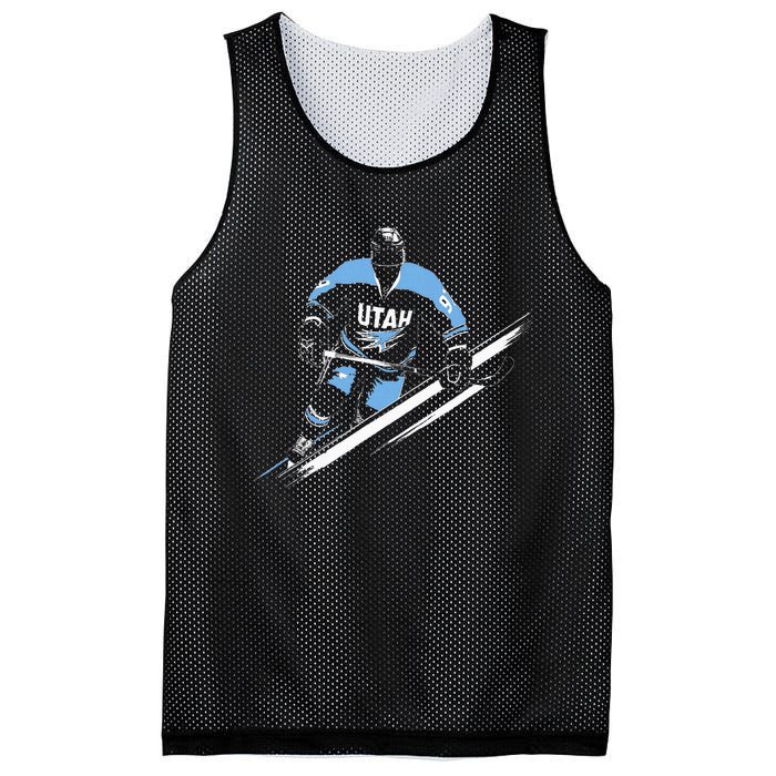 Utah Hockey Mesh Reversible Basketball Jersey Tank