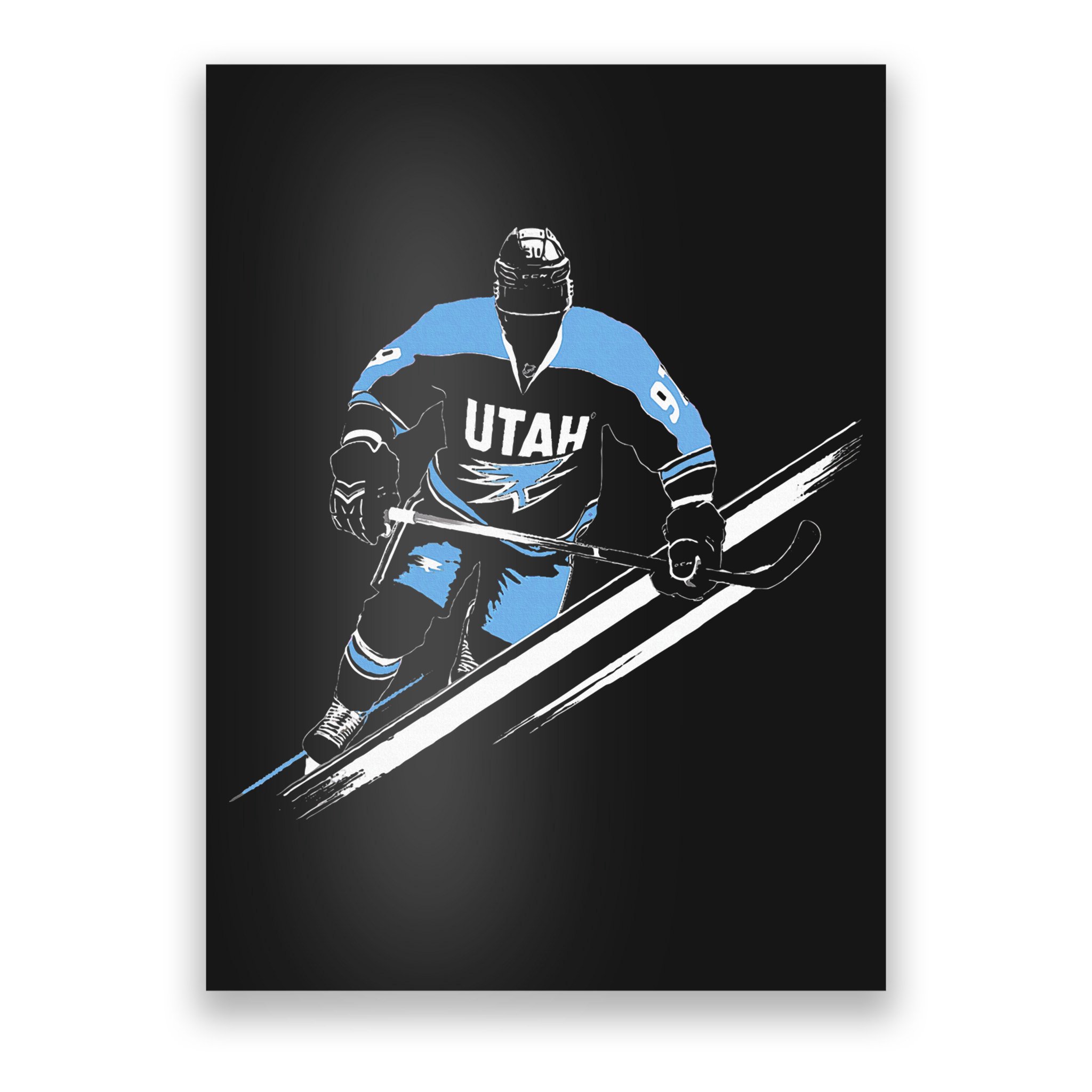 Utah Hockey Poster