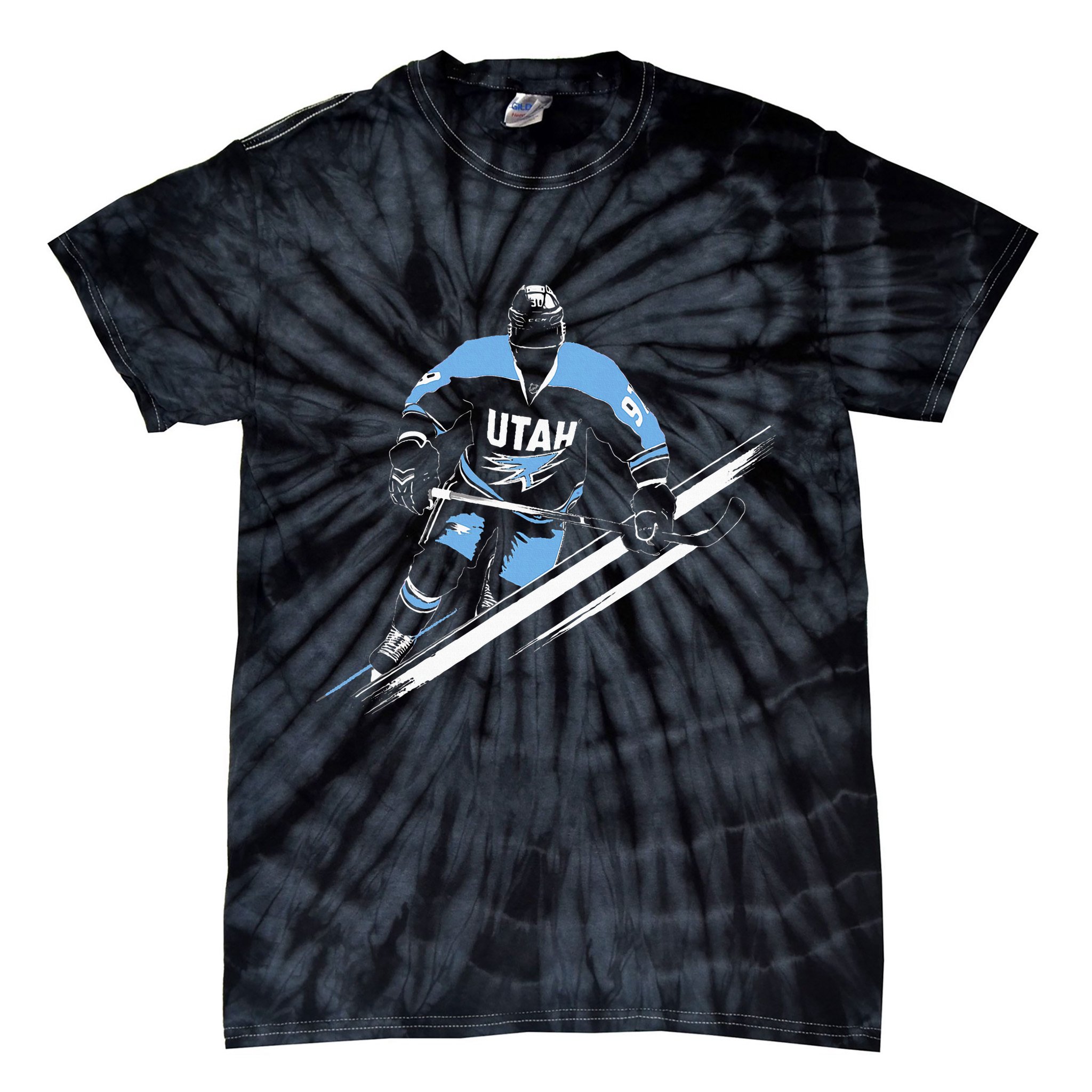 Utah Hockey Tie-Dye T-Shirt