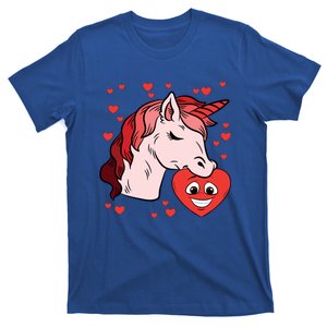 Unicorn Heart Valentines Day Cute Magical Mystical Love Gift T-Shirt