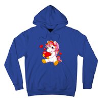 Unicorn Heart Valentines Day Cute Gift Hoodie