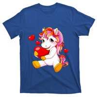 Unicorn Heart Valentines Day Cute Gift T-Shirt